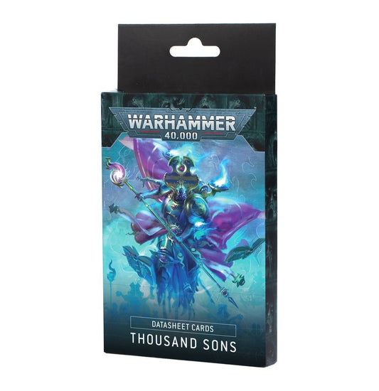 WH 40K Data Sheet Cards: Thousand Sons (10th Edition)