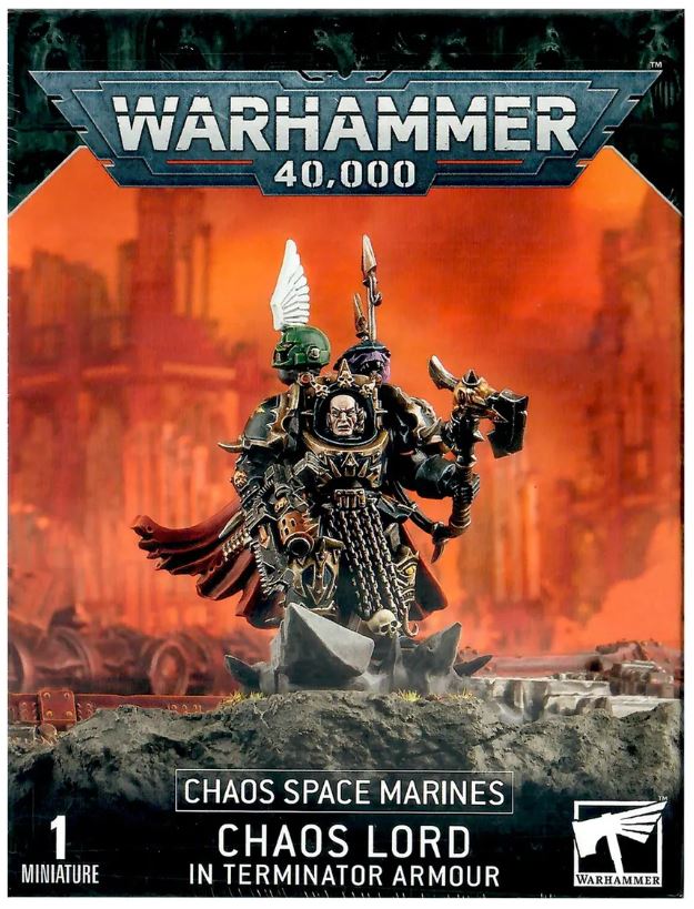 Chaos Space Marines: Chaos Lord in Terminator Armour