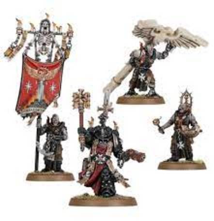 Black Templars: Chaplain Grimaldus & Retinue