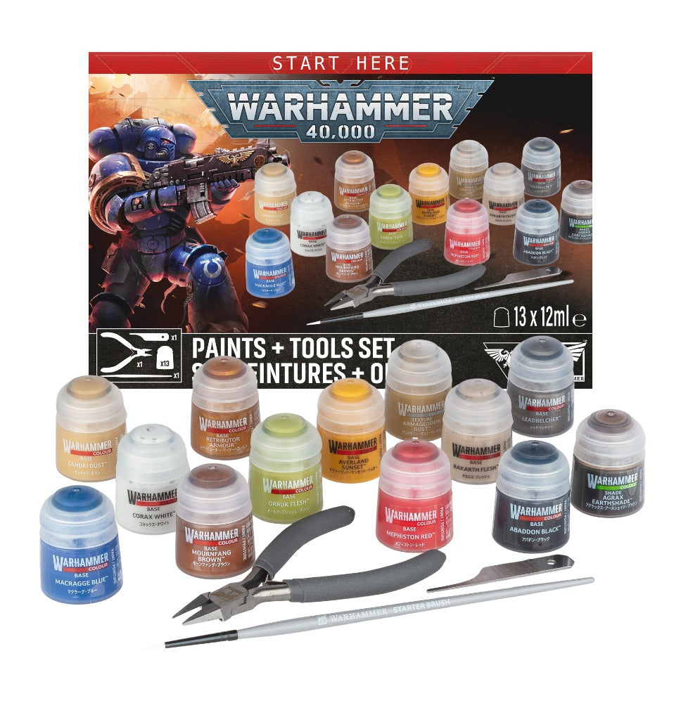 Warhammer 40,000 Paint & Tools Set