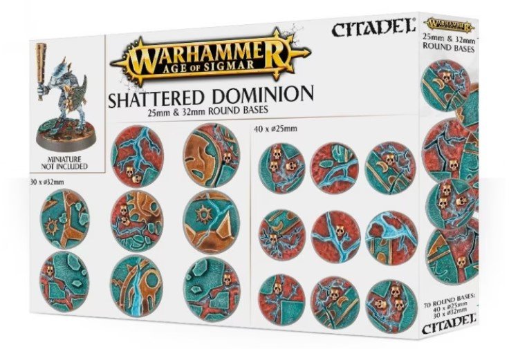 Shattered Dominion 25mm & 32mm Round Bases (Age of Sigmar)