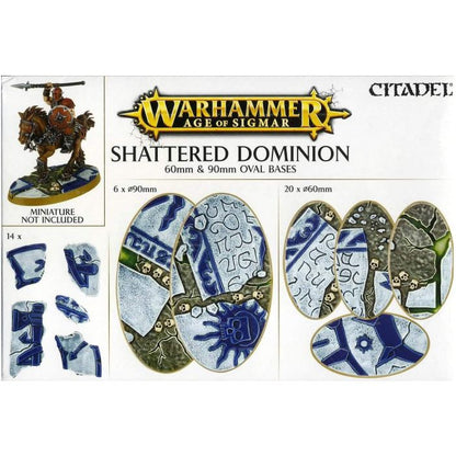 Shattered Dominion 60mm & 90mm Oval Bases (Age of Sigmar)