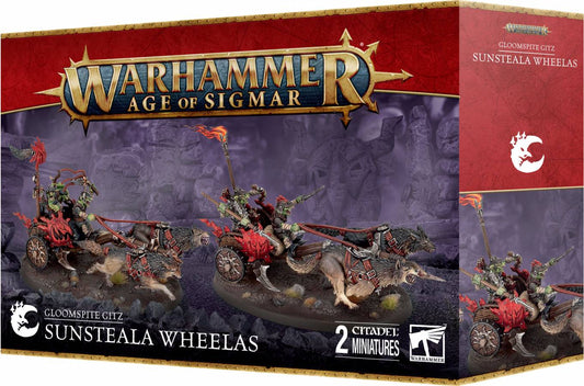 Warhammer AoS Gloomspite Glitz Sunsteala Wheelas