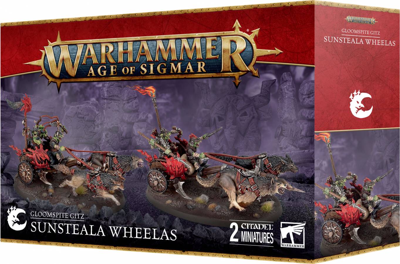 Warhammer AoS Gloomspite Glitz Sunsteala Wheelas