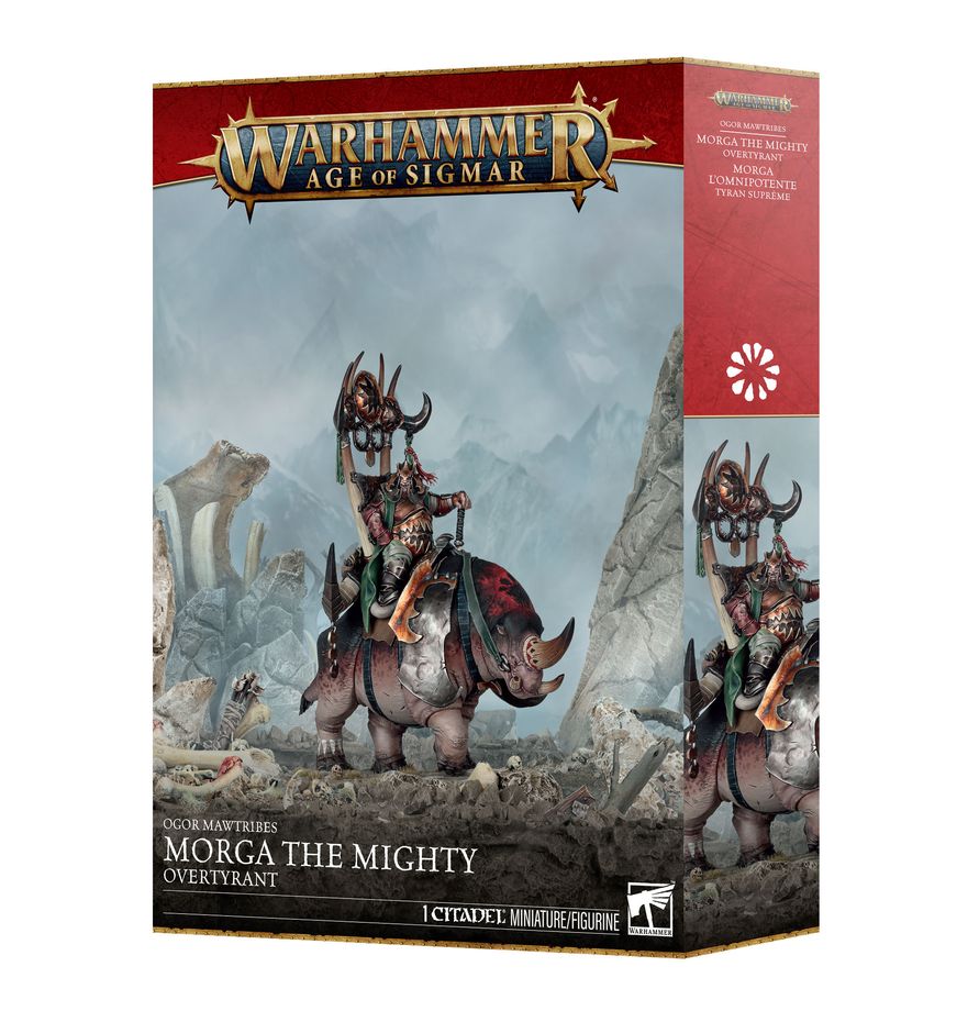 AoS: Ogor Mawtribes: Morga the Mighty/Tyrant on Glutthorn