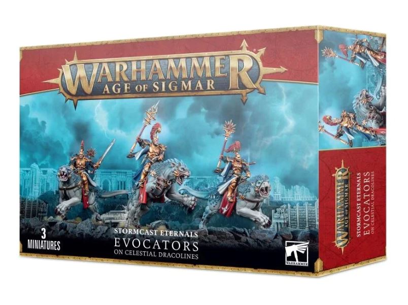 Stormcast Eternals: Evocators on Celestial Dracolines