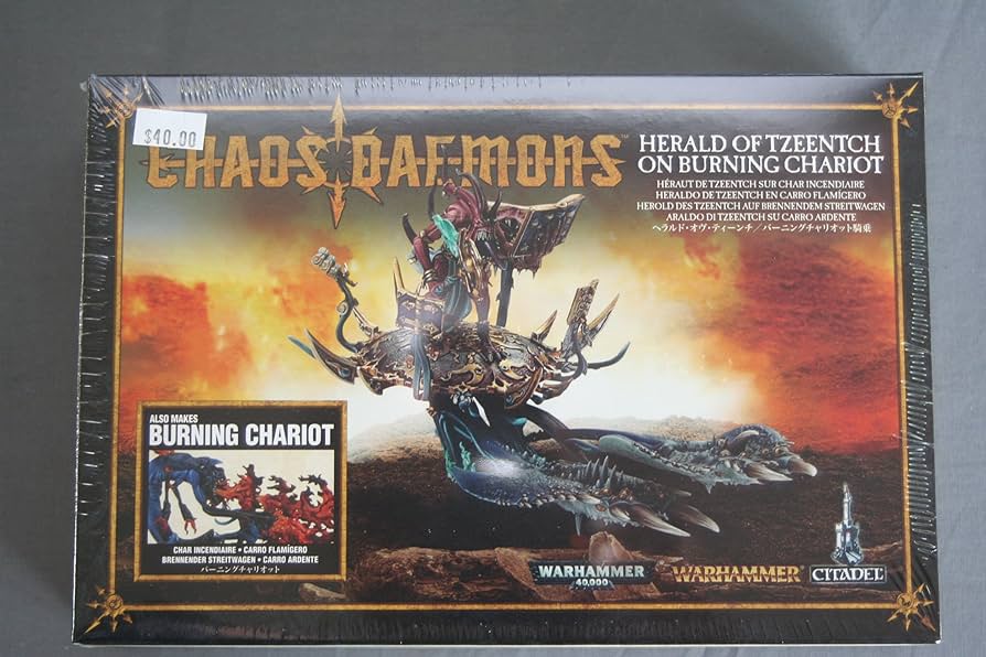 Chaos Daemons: Herald of Tzeenth On Burning Chariot