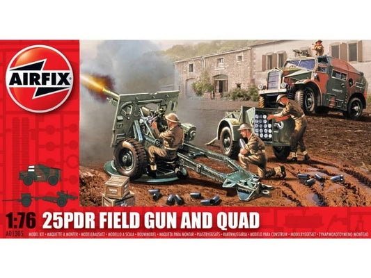 25PDR Field Gun & Morris Quad