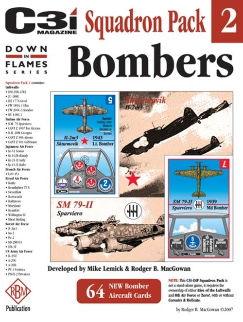 Down in Flames Squadron Pack #2: Bombers