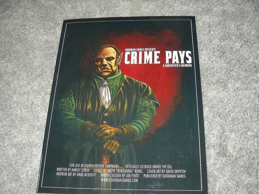 Crime Pays: A Godfather Grimoire