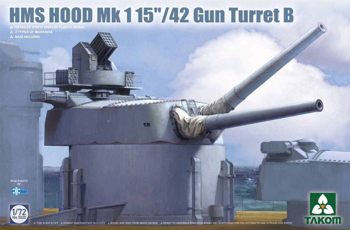 HMS Hood Mk 1 15"/42 Gun Turret B