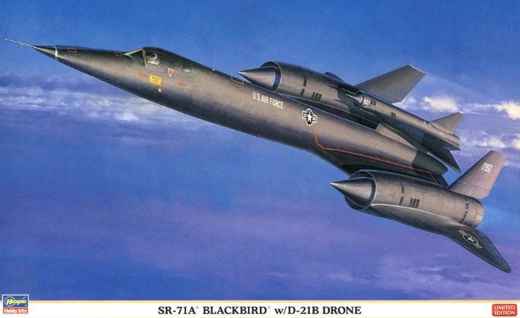 SR-71A Blackbird w/D-21B Drone