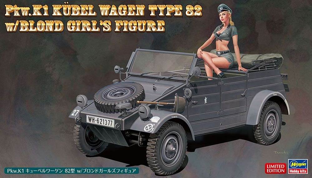 PKW. K1 Kubel Wagon Type 82 w/ Blond Girl's Figure