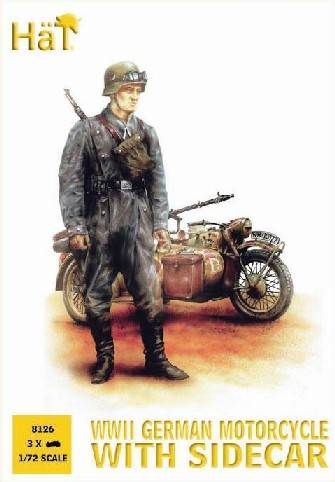 WWII German BMW with Sidecar