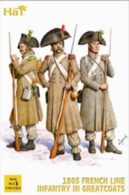 French Line Infantry in Greatcoats, 1805