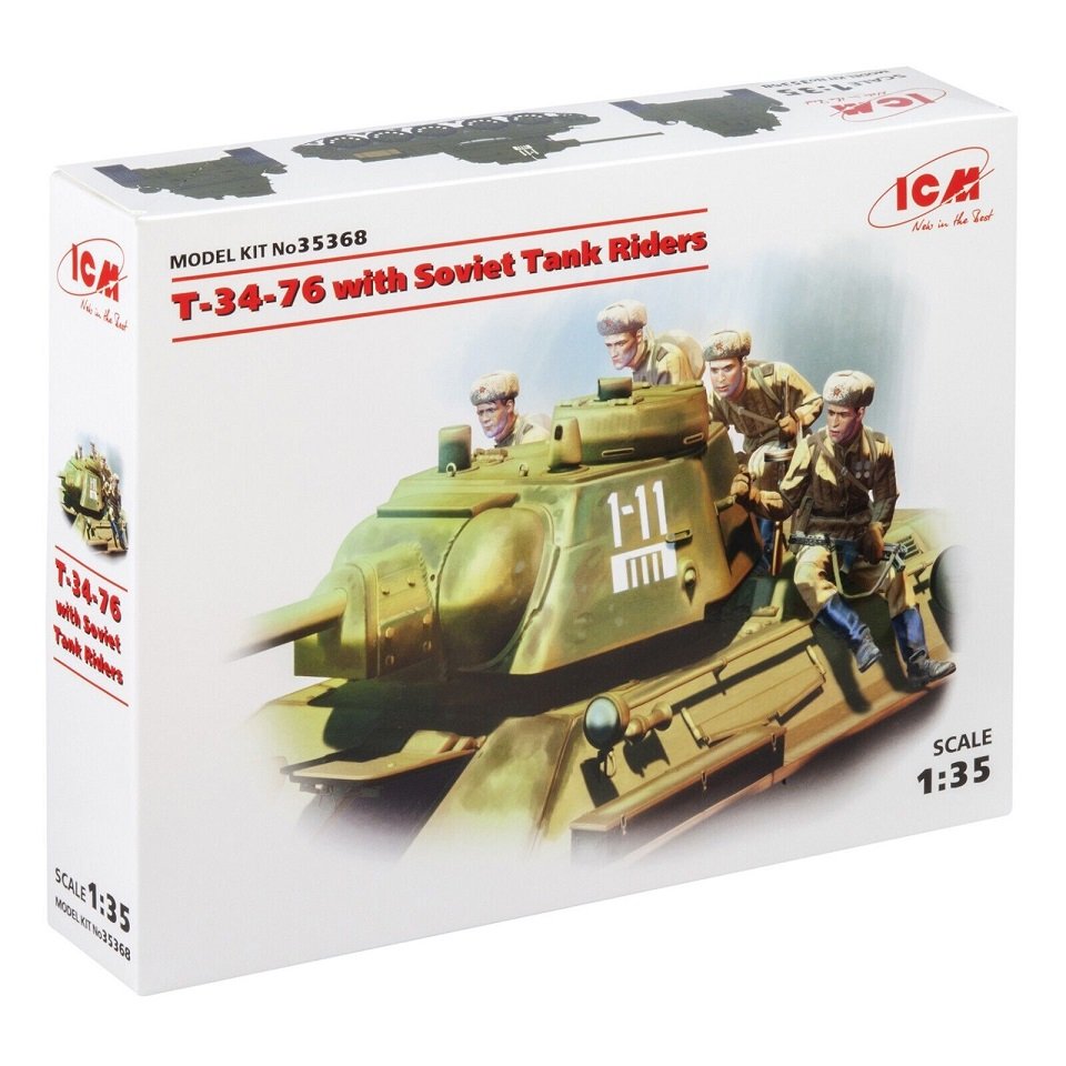 T-34/76 With Soviet Tank Riders