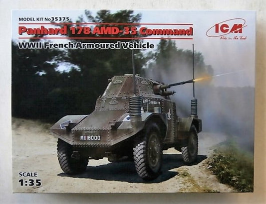 Panhard 178 AMD-35 Command WWII French Armoured Vehicle