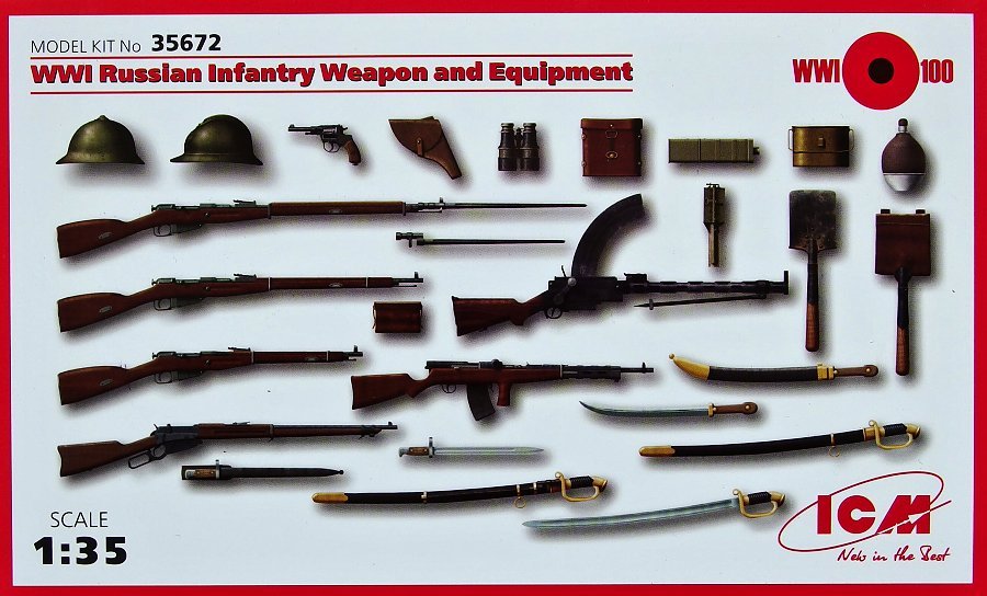 WWI Russian Infantry Weapons and Equipment