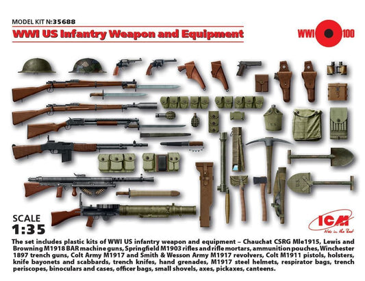 WWI US Infantry Weapon and Equipment