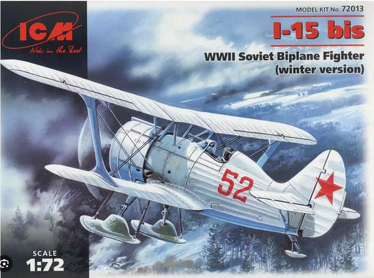 I-15 bis Soviet WWII Fighter Biplane (winter