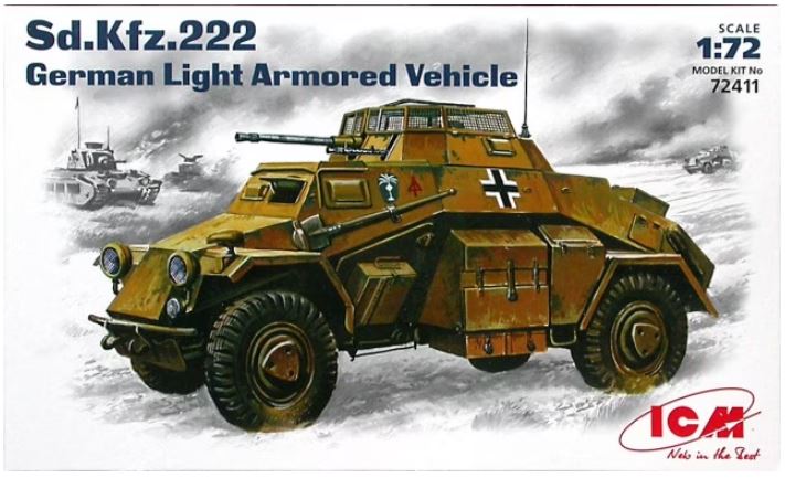 Sd.Kfz. 222 German Light Armoured Vehicle