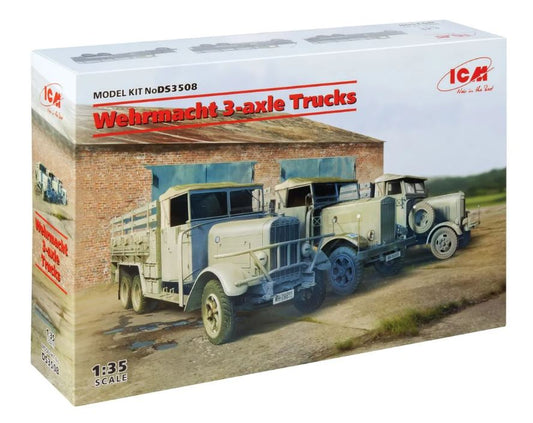 Wehrmacht 3-Axle Trucks (Includes Three Different Kits)