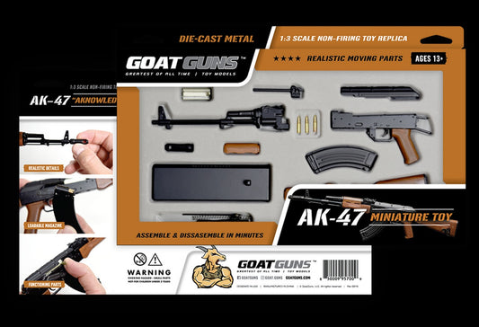 AK-47 Metal Diecast Assembly Model Kit