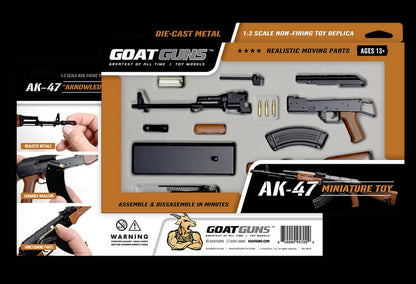AK-47 Metal Diecast Assembly Model Kit