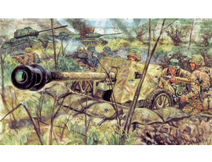 German PaK 40 Anti-tank Gun with Crew