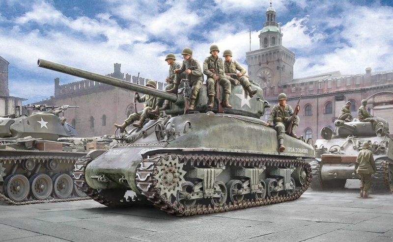 M4A1 Sherman w/ U.S. Infantry