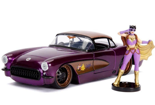 Batgirl & 1957 Chevy Corvette