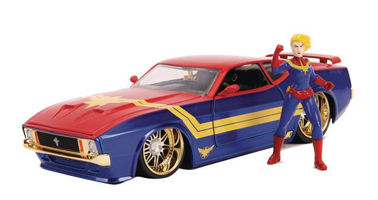 Captain Marvel & 1973 Ford Mustang Mach 1