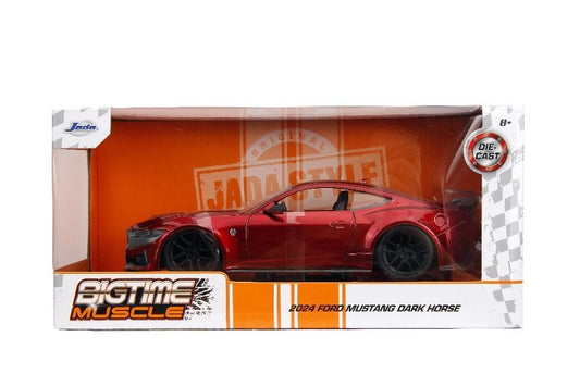 "Big Time Muscle" 2024 Ford Mustang Dark Horse - Red