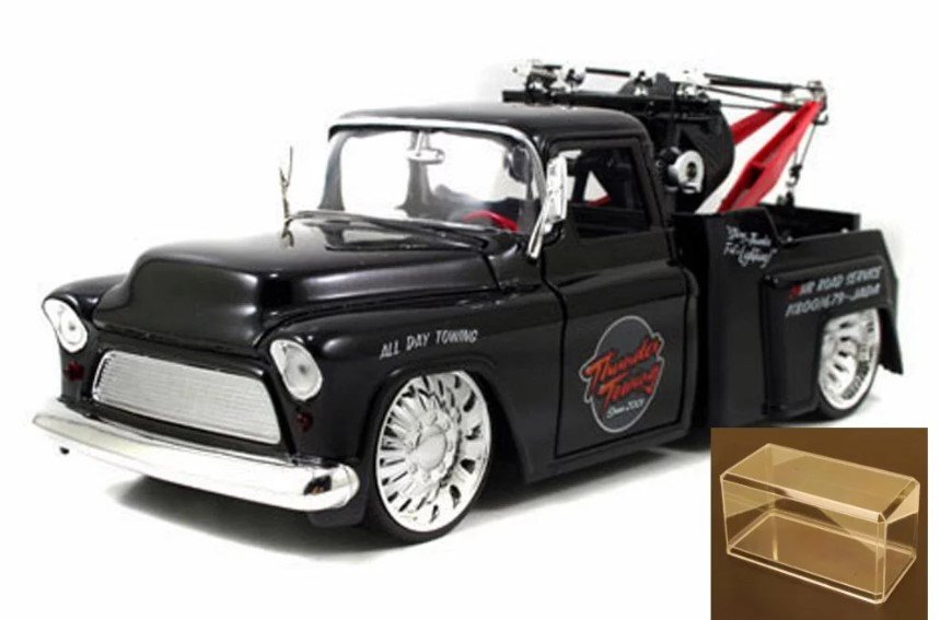 1955 Chevy Stepside Tow Truck (White)