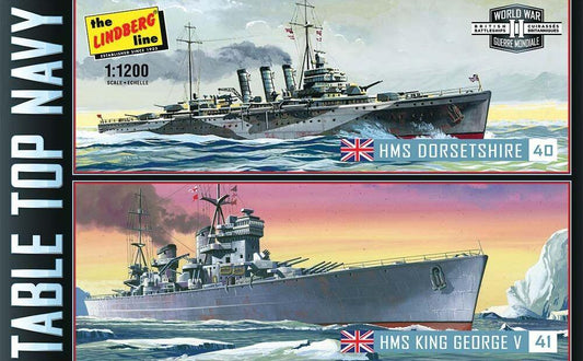 Table Top Navy: HMS King George V & HMS Dorsetshire