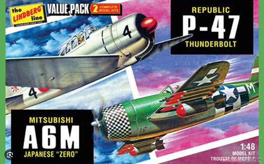 A6M Zero & P-47 Value Pack