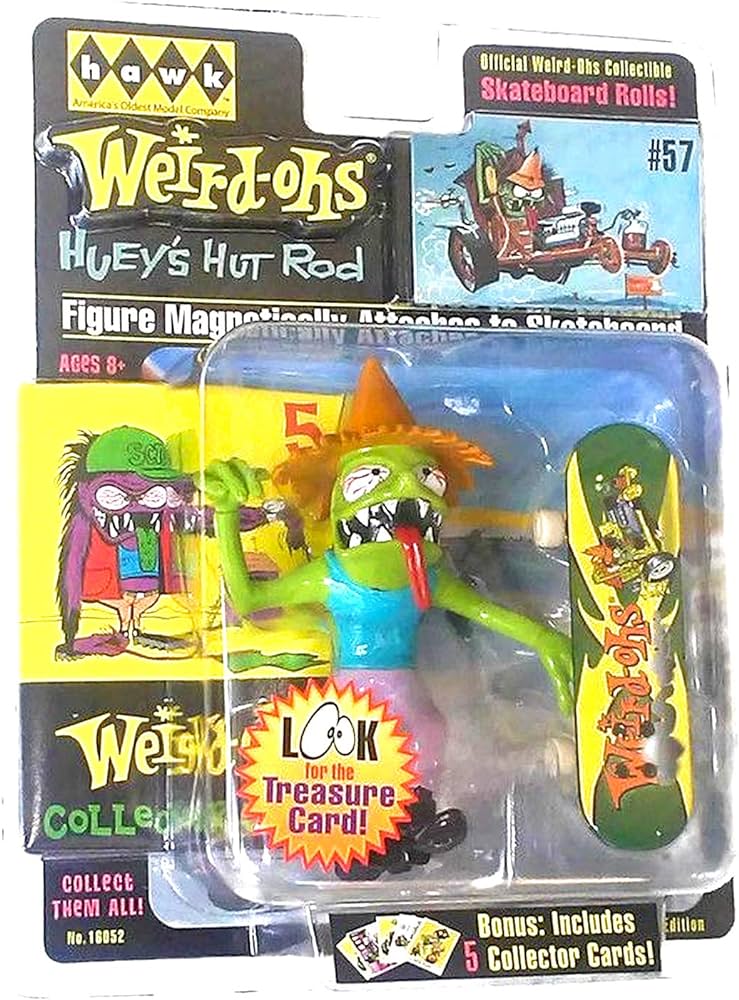 Wierd-Ohs: Hueys Hut Rod w/ skateboard