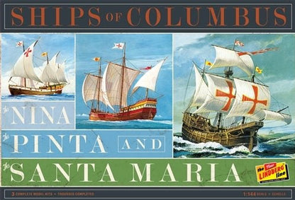 Ships of Colombus: Nina, Pinta, & Santa Maria