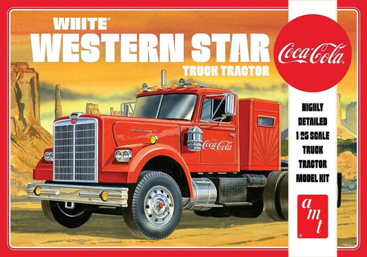 White Western Star Truck Tractor Coca-Cola