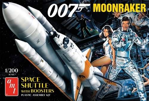 007 Moonraker Space Shuttle w/ Boosters