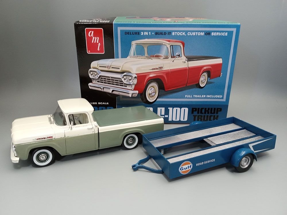 '60 Ford F-100 Pick Up w/ Trailer