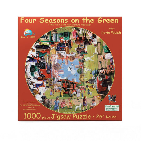 1000 Piece Puzzle: Four Seasons on the Green