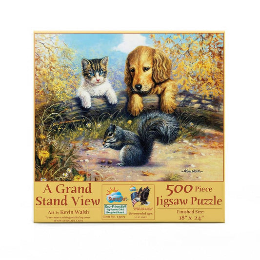 500 Pc Puzzle: A Grand Stand View