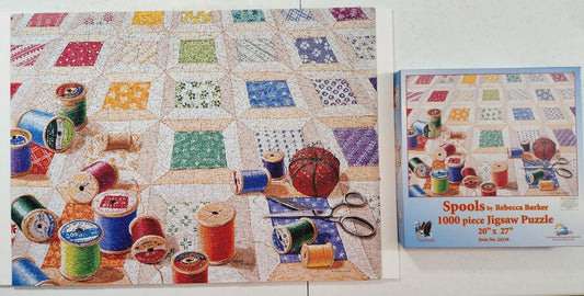 1000 Pc Puzzle: Spools