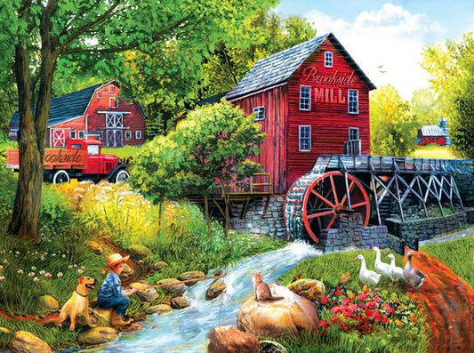 1000 Piece Puzzle: Playing Hookey at the Mill