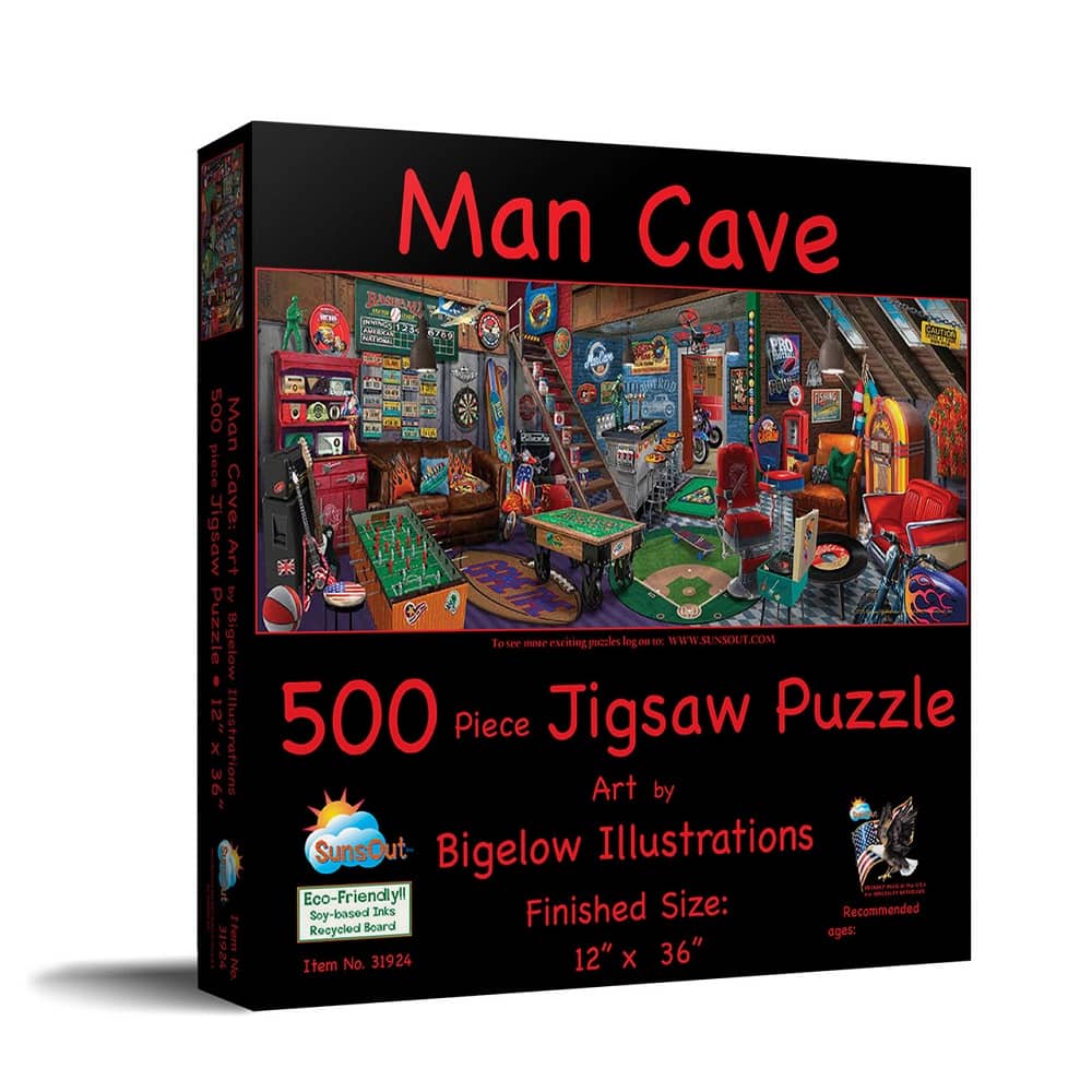 500 Pc Puzzle: Man Cave