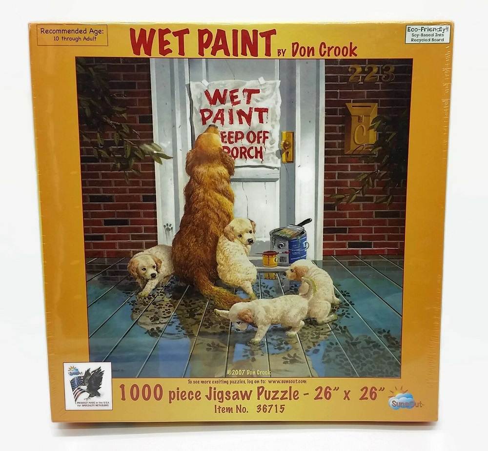 1000 Piece Puzzle: Wet Paint