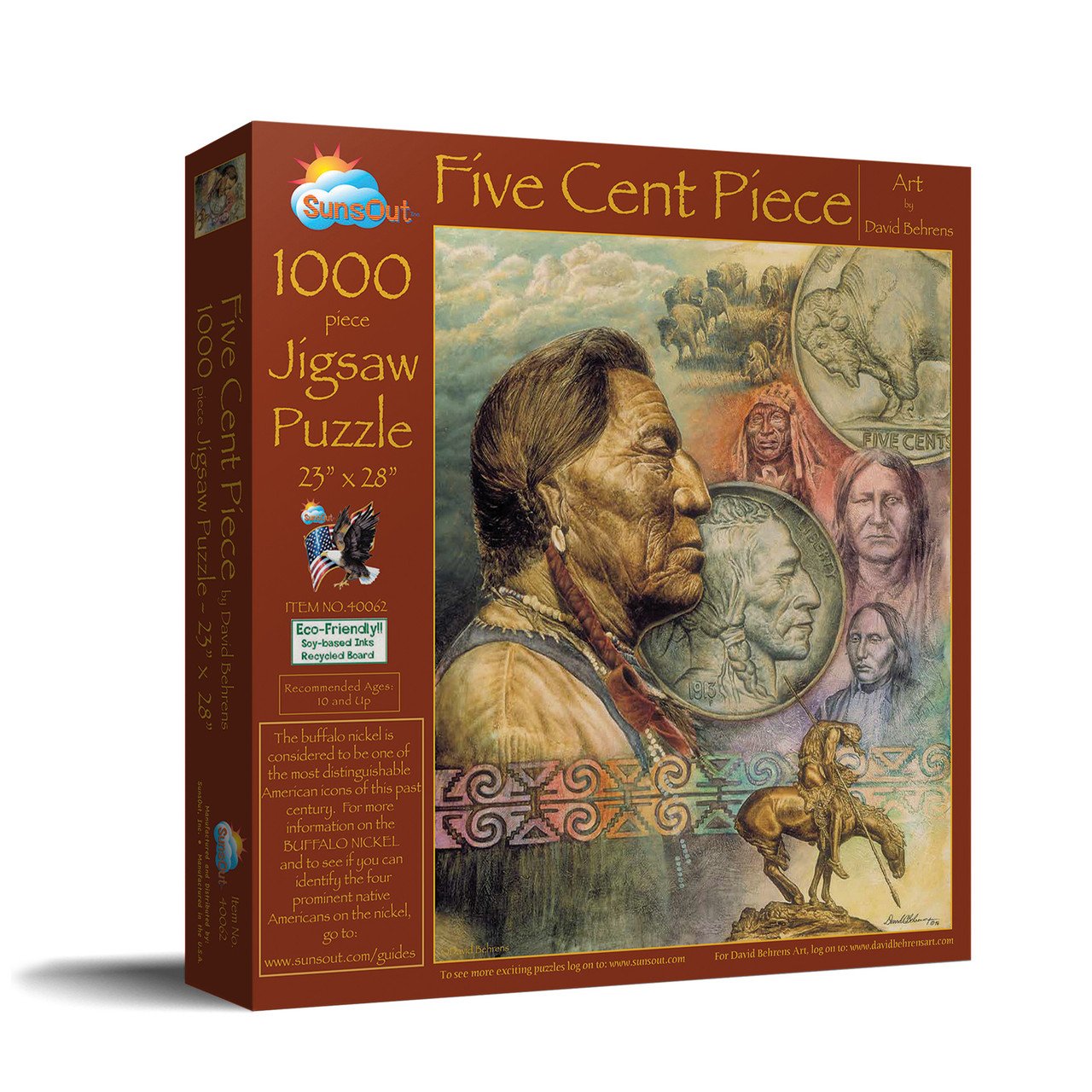 1000 Piece Puzzle: Five Cent Piece