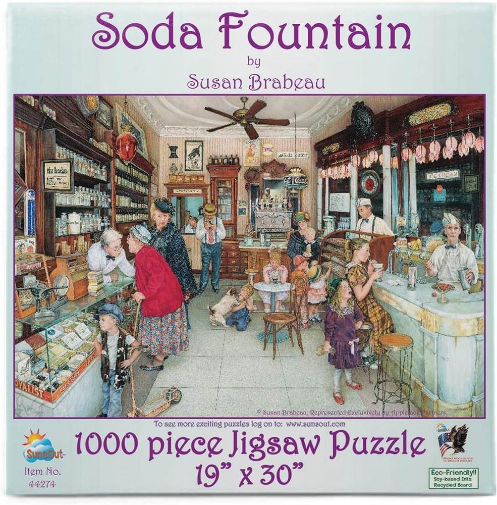 1000 Pc Puzzle: Soda Fountain