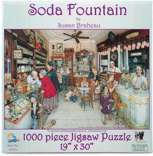 1000 Pc Puzzle: Soda Fountain